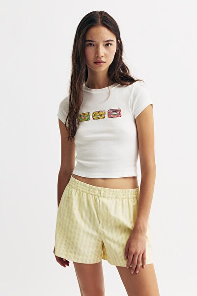 Pull & Bear Sardalya kutulu t-shirt