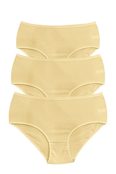 MİSSEMMA Women's 3 Pieces High Waist Panties
