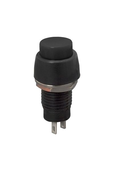 Mercaton Intrerupator cu apasare, 1 circuit, 2A-250V OFF-ON, negru