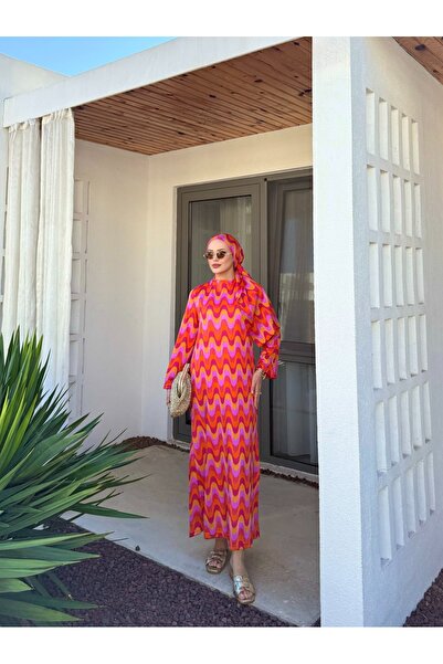 Melike Tatar Πολύχρωμο Φόρεμα 32-3583