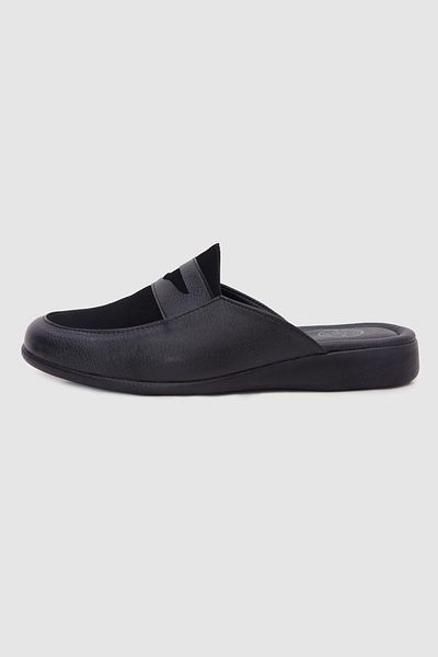 D'S Damat Ds Groom Black Suede Guest Προίκα Groom Home Ανδρικές παντόφλες
