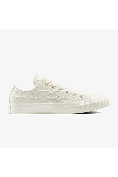 Converse Chuck Taylor All Star Textured Material Unisex Krem Sneaker