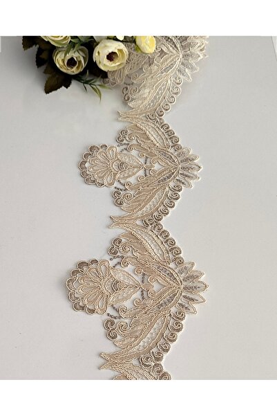 dantelci Kapicino renk 11 metre Fransız dantel