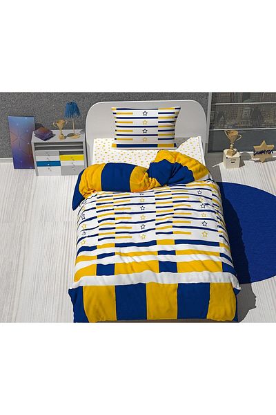 Sens Moi Single Duvet Cover Set – 160X220 cm Duvet Cover, 160X240 cm Sheet, 1 Pillowcase