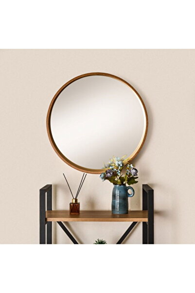 Evidea Deco Bias Ayna - Bej - 60 cm