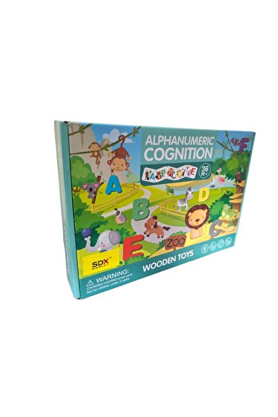 SDX Market Joc educativ tip Set 72 piese Alfanumeric