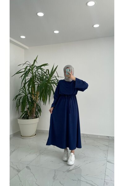 Minharir Βασικό φόρεμα με δεμένη μέση