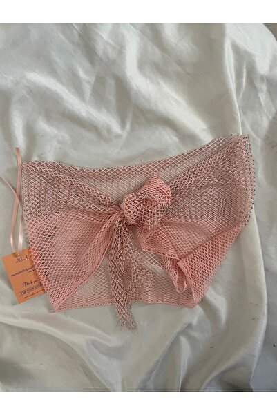 Nurcanilirboutique Mini pembe taşlı pareo