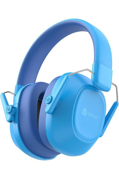 iClever Kids Safety Noise Reduction Ear Muffs, SNR 29dB, Noise Cancelling Ear Hearing Protection for