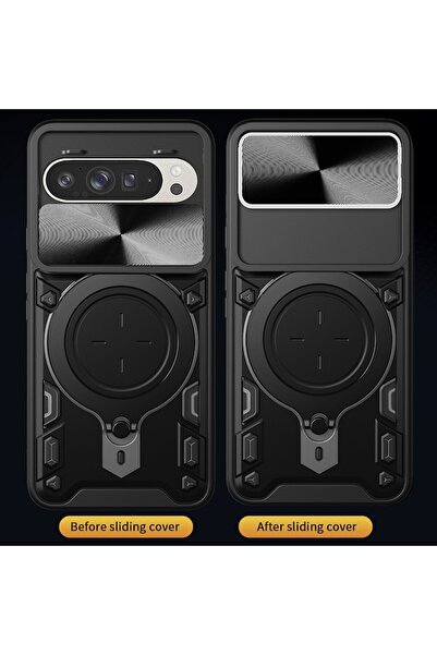 Danex Protective Case for Google Pixel 10 Pro XL, CamGuard Pro V73, Stainless Steel, Noble Red