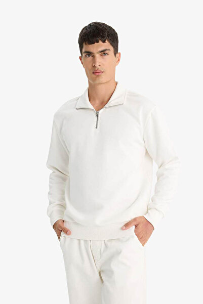 DeFacto Біла чоловіча футболка X7405AZ/WT32