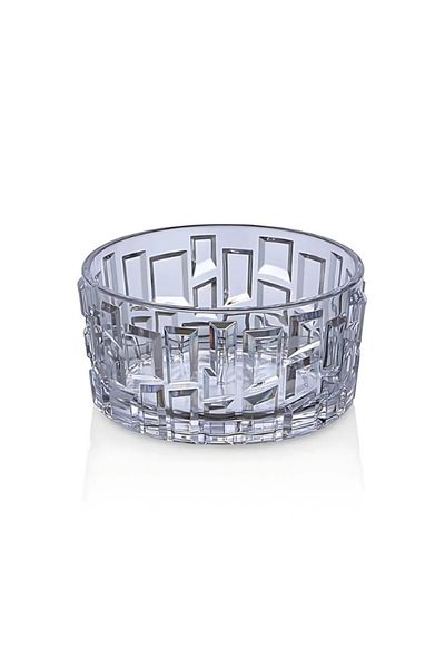 Prisma Set of 6 Crystal Patterned Magnolia Bowls – Dessert, Ice Cream and Cookie Serving Bowls (Unbreakable, Not Glass)