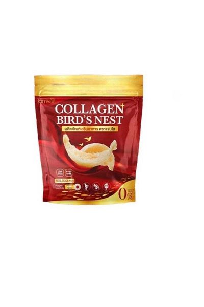 Jasmina Jamsai Collagen Bird’s Nest Drink Powder – 100,000mg Premium Collagen Formula for Skin Glow & An