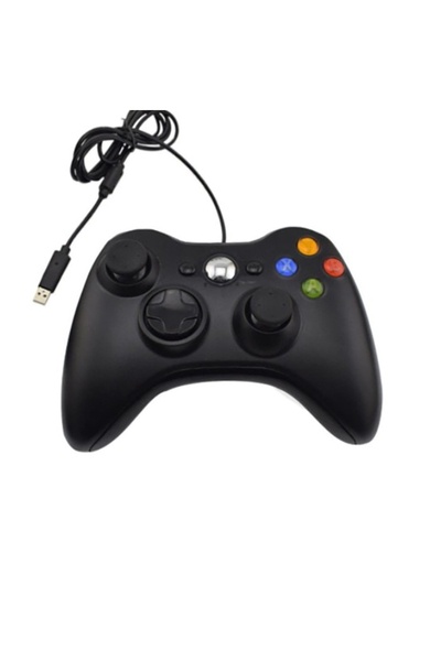 FOXMAG24 Gamepad, Controller for Xbox 360 FOXMAG24®, PC, 2.5 m cable, Black