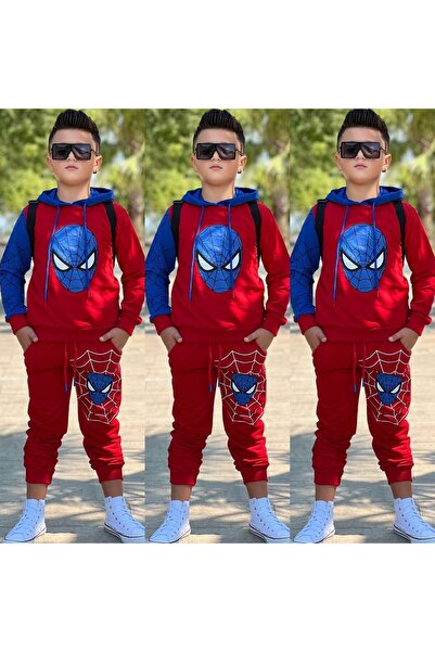 Butik ÖRÜMCEK ADAM SIRT ÇANTALI 3LÜ PARÇALI TAKIMLAR