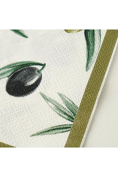 Bella Maison Olive 100 Paper Napkins (33X33 cm)