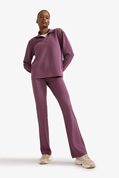 DeFacto Burgundy Women's Sweatshirt D7126Ax/Br492