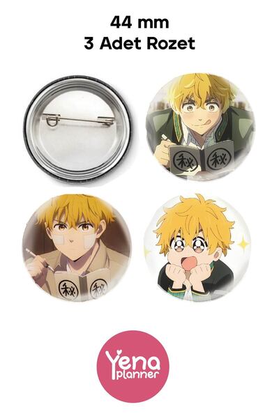 Yenaplanner Wind Breaker Çanta Süsü / Rozet Seti