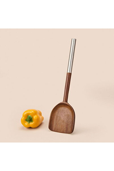 MİEN Mien Acacia Spatula - Brown / Gray - 32 cm