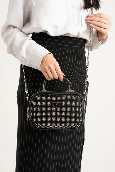 Nas Bag Hand and Postman, Chain Strap, Women's Bag (Width:22 X Length:19)