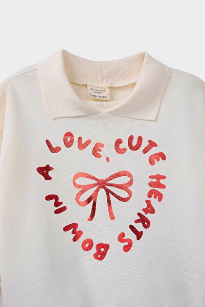 DeFacto 2-Pack Soft Furry Inside Sweatshirt Sweatpants Navy Blue Baby Girl Bottom-Top Set F3744A5/Nv42