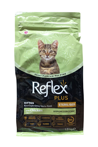 Reflex Plus Kitten Tavuklu Kısırlaştırılmış Yavru Kedi Maması 1,5 kg