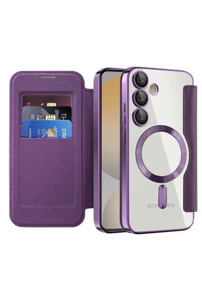 Danex Προστατευτική θήκη για Samsung Galaxy S24 FE, SmartMag Book Case C24, τ...