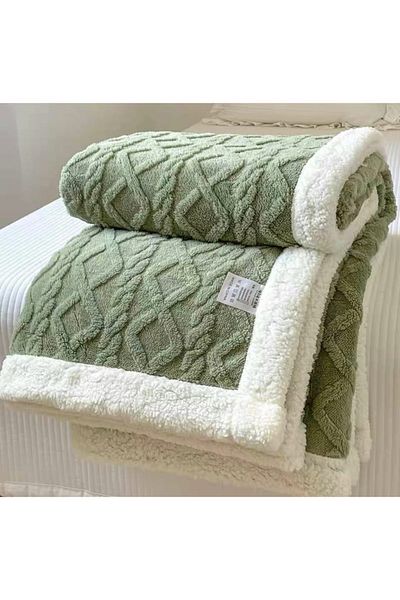 OEM Double blanket cocolino knitted type, with embossed pattern, , PBT1, 200X230 cm, 3 kg