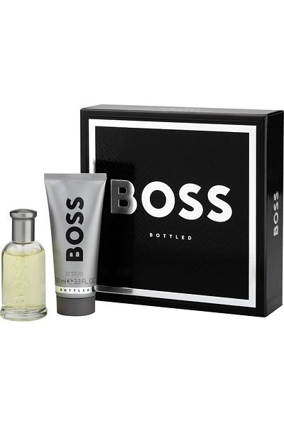 Hugo Boss , Boss Bottled Eau de Toilette, Men's Gift Set-Eau de Toilette 50 ml + Shower Gel 100 ml