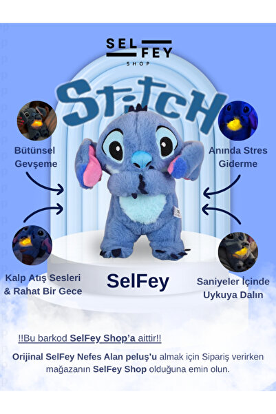 SelFey Stitch ve Angel Nefes Alan Peluş