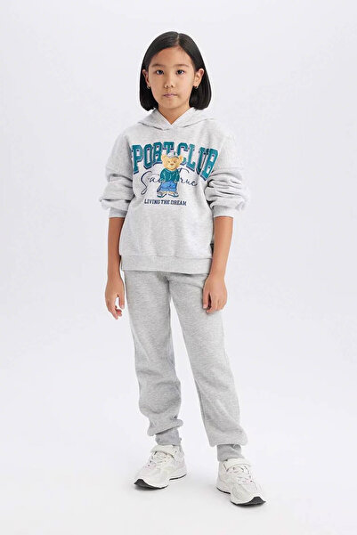 DeFacto Girl's Basic Plain Jogger Sweatpants D7009A824Wn