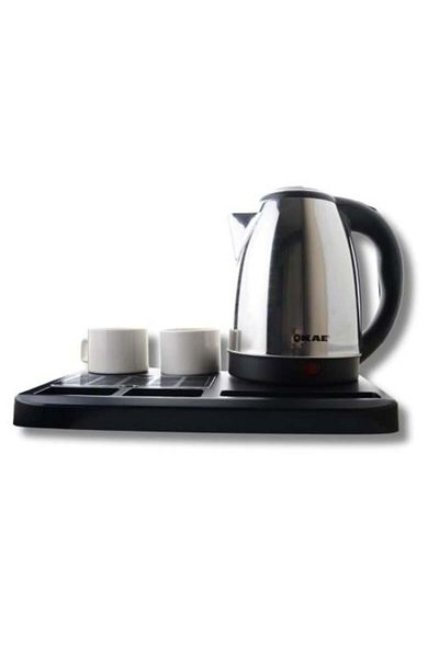 OKAEİ Hotel kettle with two ceramic cups