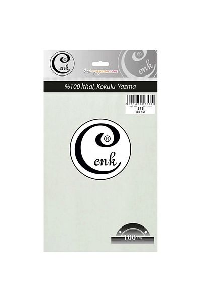 Yüsra Shop Cenk Imported 375 Cream Plain Writing 100 cm Bag