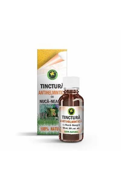 Hypericum Impex Tinctura Antihelmintica cu Nuca Neagra 50 ml, Hypericum