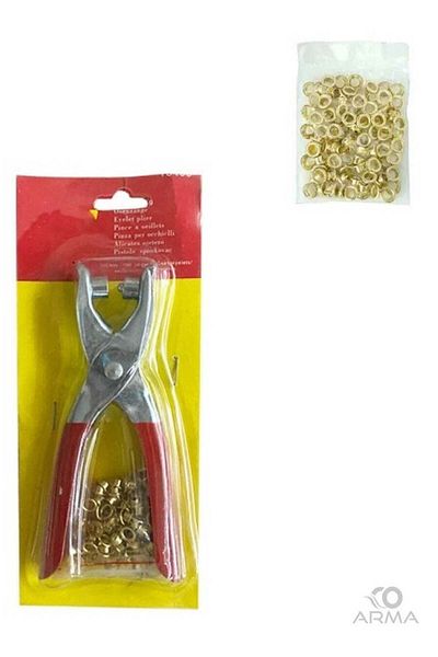 Arma Metallic Hole Punch Single with 100 Rings