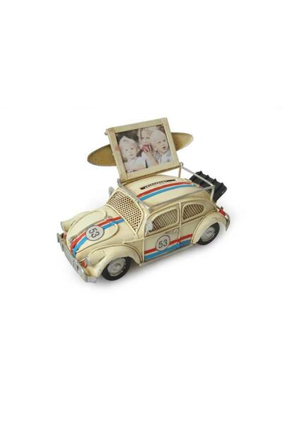 musellife Decorative Metal Car with Frame and Money Box Vosvos Gift (1385Ss) (491491)