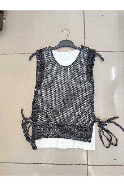 Gong Women's Ribbed Look Thick Strap Basic White Undershirt