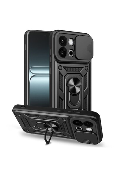 Danex Carcasă de protecție pentru OnePlus 13T, N23, gel TPU, culoare închisă ...