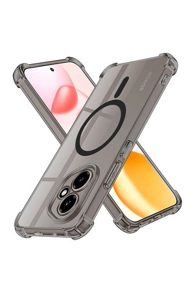 Tim High Protection Case for Google Pixel 9 Pro, D53, Thermoresistant Plastic, Smoke Intense Dark