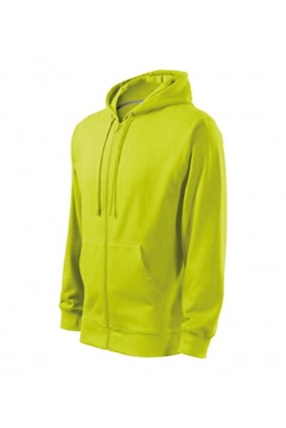 Malfini Hanorac barbati cu gluga, Lime 410-62, M