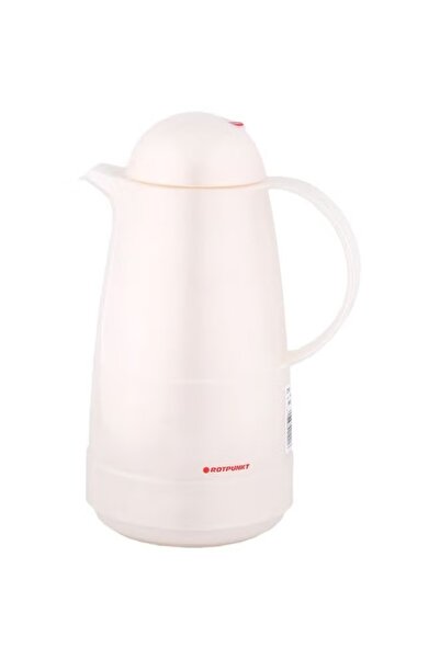 ROTPUNKT Coffee and Tea Vacuum Flask – Pearl White