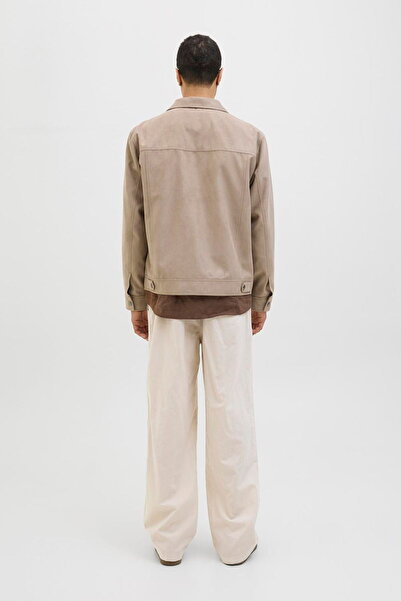 Jack & Jones Erkek Keten Karisimli Pileli Pantolon - Bill