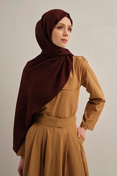 Armine Lyocell Şal - 1 - Bordo 32