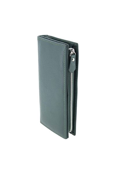 HASSION Women's genuine leather wallet B01, green