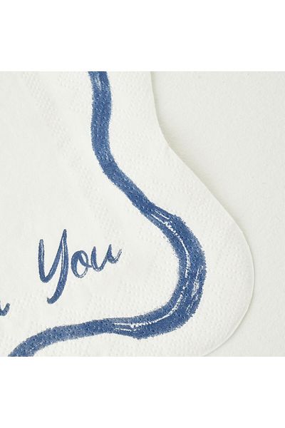 Bella Maison Marine 100 Paper Napkins White (33X33 cm)