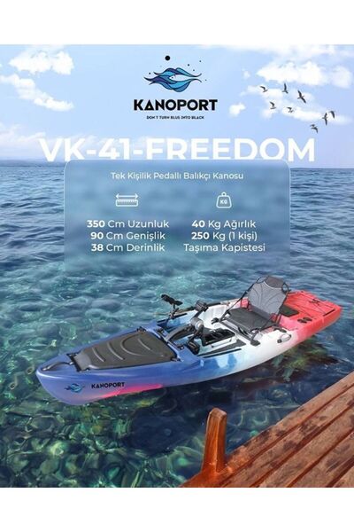 KANOPORT FREEDOM TEK KİŞİLİK BALIKÇI KANOSU