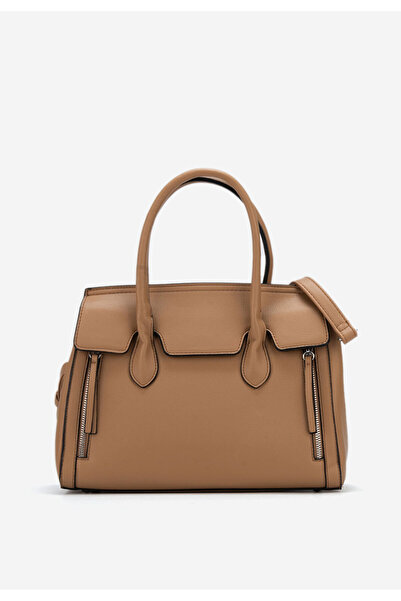 B T Shoes Khaki rukojeť kabelky Megan