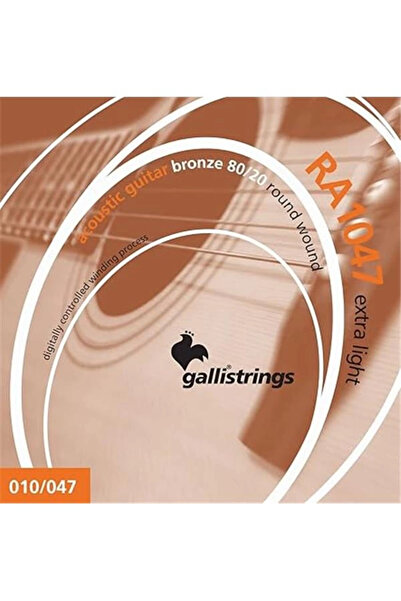 AyrStore Gallistrings ra1047 extra light acoustic guitar string