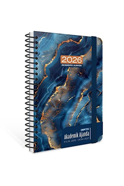 Gıpta 2025 Eylül-2026 Aralık SPİRALLİ Akademik Ajanda 17X24 Cm Model-1