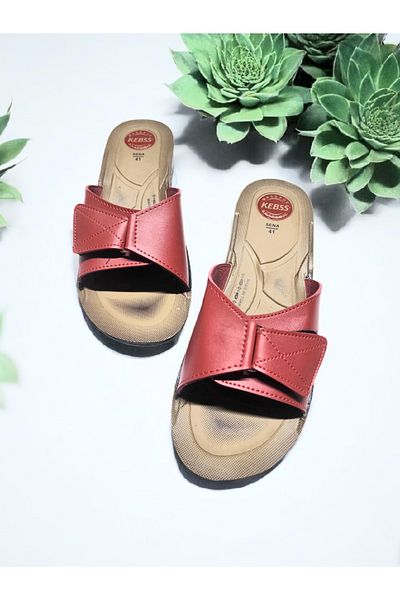 GokceKundura06 Size 40-41 Anatomical Heel Spur Reinforced Velcro Slippers